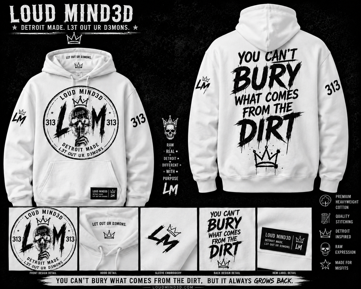 TH3 OG — Loud Mind3d Stapl3 Hoodi3